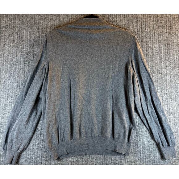 'BLACK BROWN 1826' 1/4 Zip 100% Italian Merino Wool Sweater XXL - Picture 3 of 3